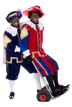 Zwarte Piet is a character, part of a  Dutch tradition called "Sinterklaas"", which is celebrated at December the fifth."