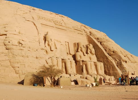 Rameses II statues at Abu Simbel, Egypt