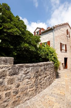 the ancient city of Kotor located in Montenegro