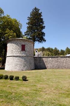 part of the building of the monastery - a monastery, located in Cetinje, Montenegro