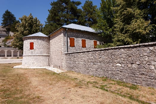 part of the building of the monastery - a monastery, located in Cetinje, Montenegro
