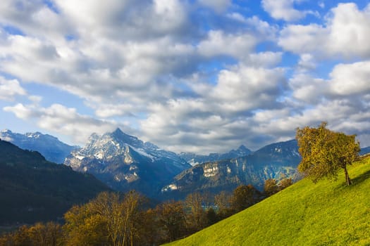 Sheep clouds over the Glarnerland