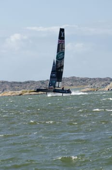 americas cup in sweden team New Zealand with great speed 2016-08-28