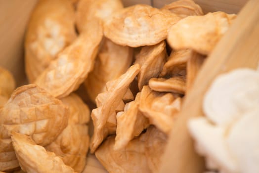 traditional polish smoked cheese oscypek