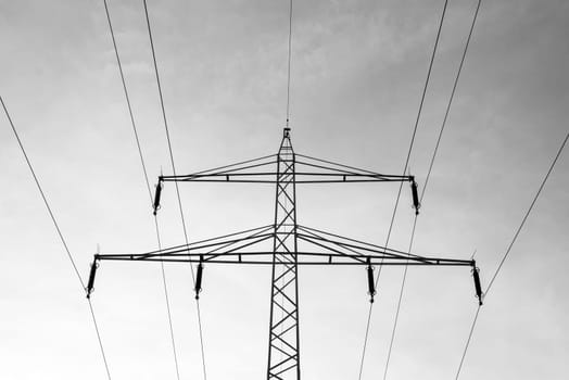power tower,black and white concept