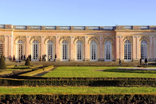 Versailles, the Grand Trianon in the park of the castle of Versailles