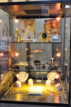the souvenir shop in the castle of Versailles