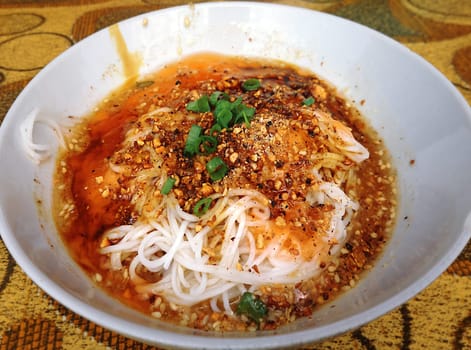 Mandalay Myee Shay or Mandalay Mee Shay or A Tum Mee Shay (BURMESE RICE NOODLE)