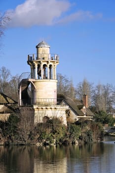 Queen's Hamlet in the park of the castle of Versailles