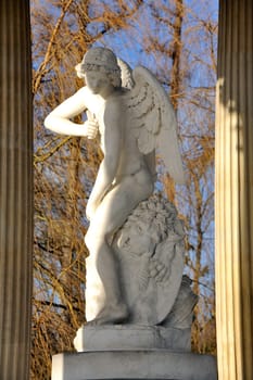 versailles temple of love with its center the statue of Cupidon