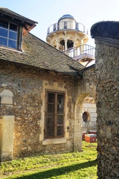 Queen's Hamlet in the park of the castle of Versailles