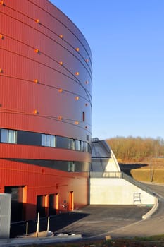 French velodrome Saint-Quentin-en-Yvelines, located in the department of Yvelines near Paris and has just been completed