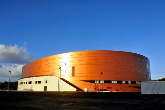 French velodrome Saint-Quentin-en-Yvelines, located in the department of Yvelines near Paris and has just been completed