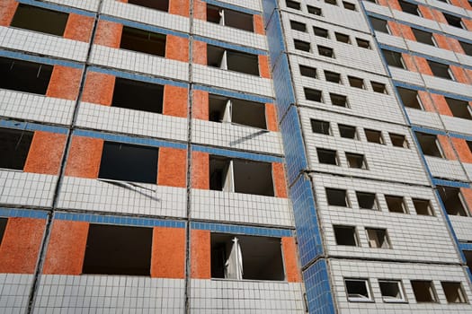 Demolition of a residential building in Magdeburg