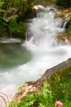 Rapids in the stream near Gostilje waterfall