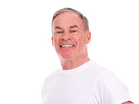 handsome caucasian man wearing summer outfit on white background