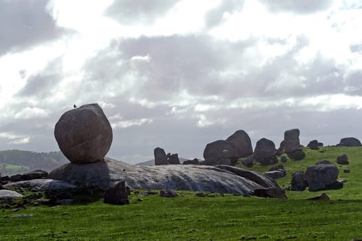Country of the granite in Australia in Victoria