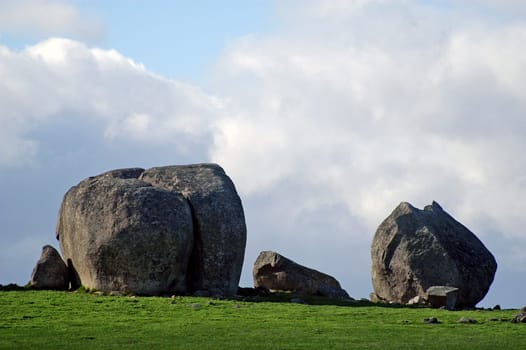 Country of the granite in Australia in Victoria