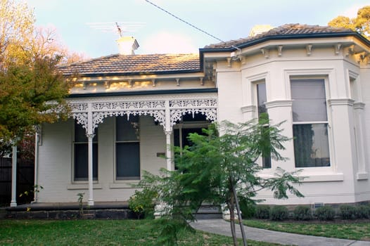 Home in a residential district of Melbourne