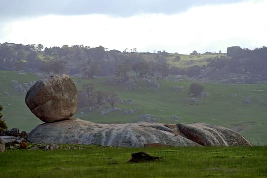 Country of the granite in Australia in Victoria