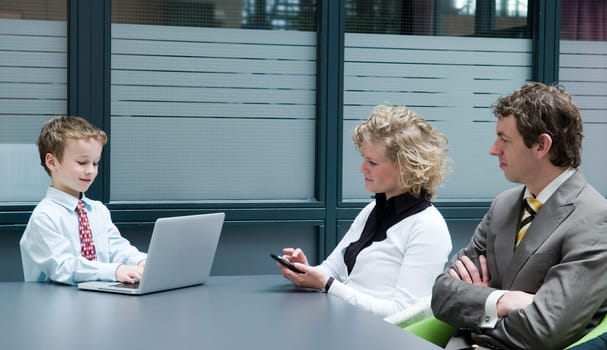 business people having a business meeting