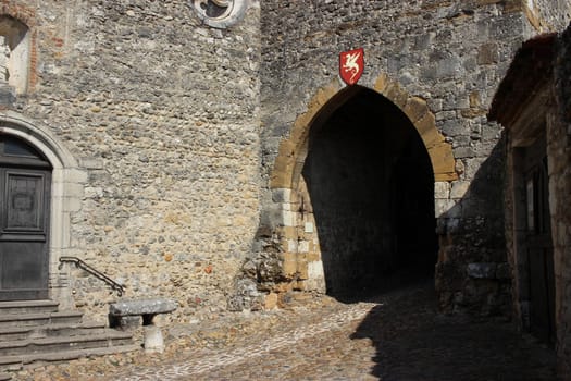 Perouges is a Medieval Walled Town near Lyon in France