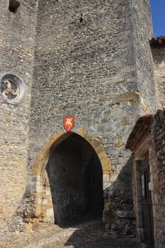 Perouges is a Medieval Walled Town near Lyon in France