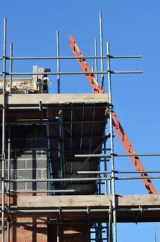 Ladder and scaffolding