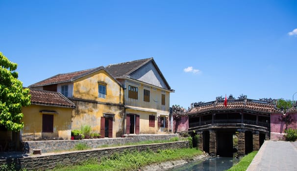 Japanese covered bridge in Hoi An, Vietnam.