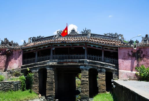 Japanese covered bridge in Hoi An, Vietnam.