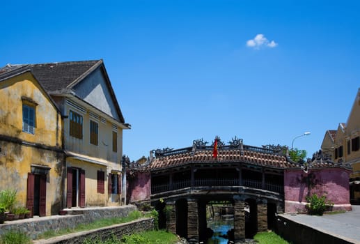 Japanese covered bridge in Hoi An, Vietnam.