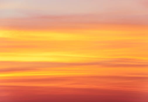 Abstract sunset sky background in soft focus