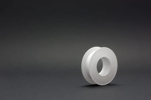 Thread seal tape isolated on white background