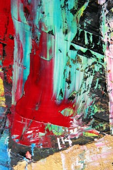 abstract painting on canvas as background