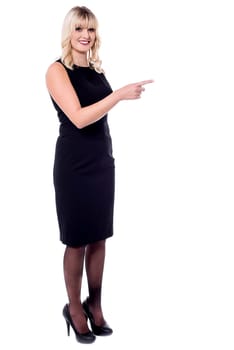 Full length portrait of trendy woman