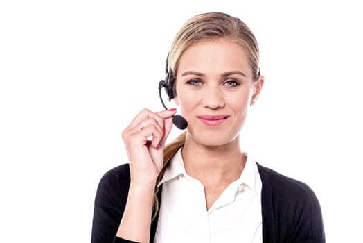 Customer care executive at your service