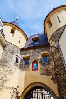 medieval town gate in Valkenburg aan de Geul, The Netherlands
