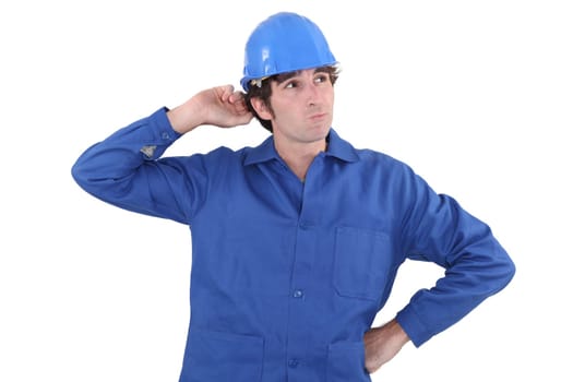 Confused plumber doesn't know what to do