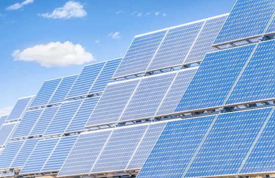 Solar panels to produce energy in an environmentally friendly manner