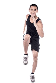 Handsome young and fit man ready for workout