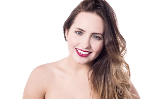 Portrait of beautiful, fresh, healthy and sensual woman