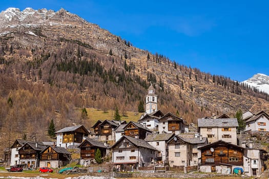 Bosco Gurin only German-speaking village in Ticino (Walsersiedlung)