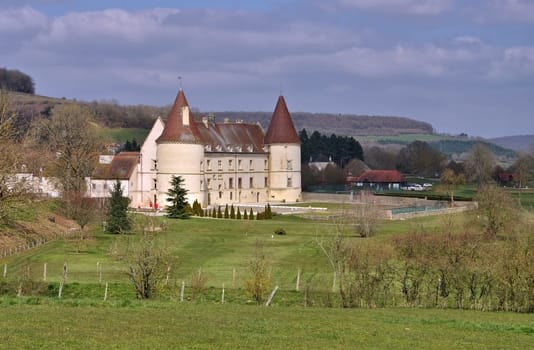 Chailly-sur-Armancon Chateau in Burgund,Frankreich - Chateau Chailly-sur-Armancon in Burgundy,France