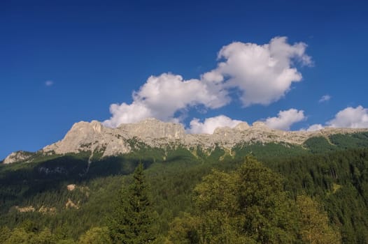 Monzonikamm in the Italian Dolomites - Cima di Undici in italian Dolomites