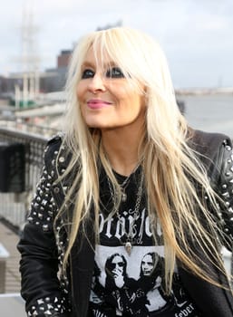 Doro Pesch presented her new video for the single Love is Gone To Hell at the Hard Rock Cafe Hamburg ,22.03.2016