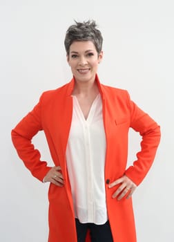 Cheryl Shepard . ARD-Telenovela " Red Roses "" Photocall at the Briese Studio Hamburg on 18.04.2016"