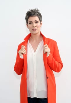 Cheryl Shepard . ARD-Telenovela " Red Roses "" Photocall at the Briese Studio Hamburg on 18.04.2016"