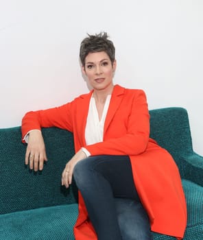 Cheryl Shepard . ARD-Telenovela " Red Roses "" Photocall at the Briese Studio Hamburg on 18.04.2016"