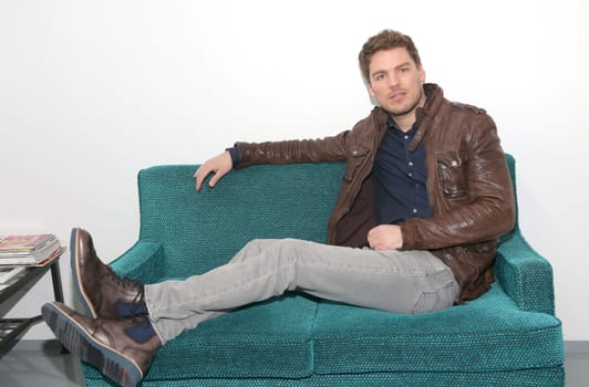 Constantin Luecke ,. ARD-Telenovela " Red Roses "" Photocall at the Briese Studio Hamburg on 18.04.2016"