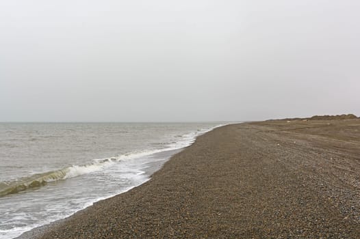 Looking North to Point Barrow on the Arctic Ocean near Barrow, Alaska